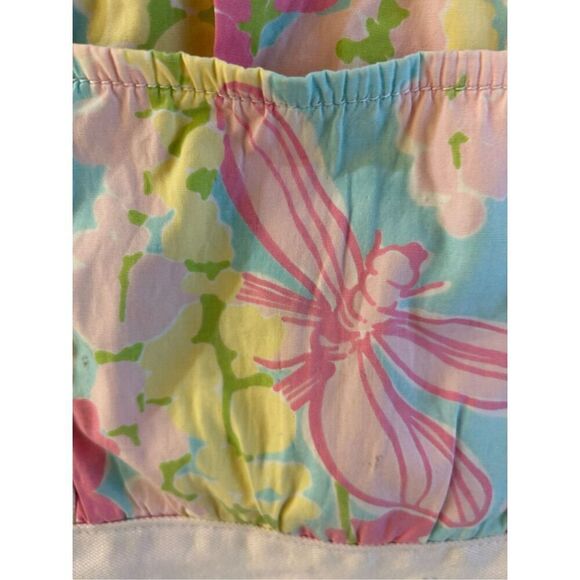 Lilly Pulitzer Dragon Fly tote bag Faded Pink 16.5"x14" - Picture 4 of 12